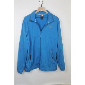 The North Face Men's Royal Blue Fleece Lined Soft Shell Jacket SZ-XL